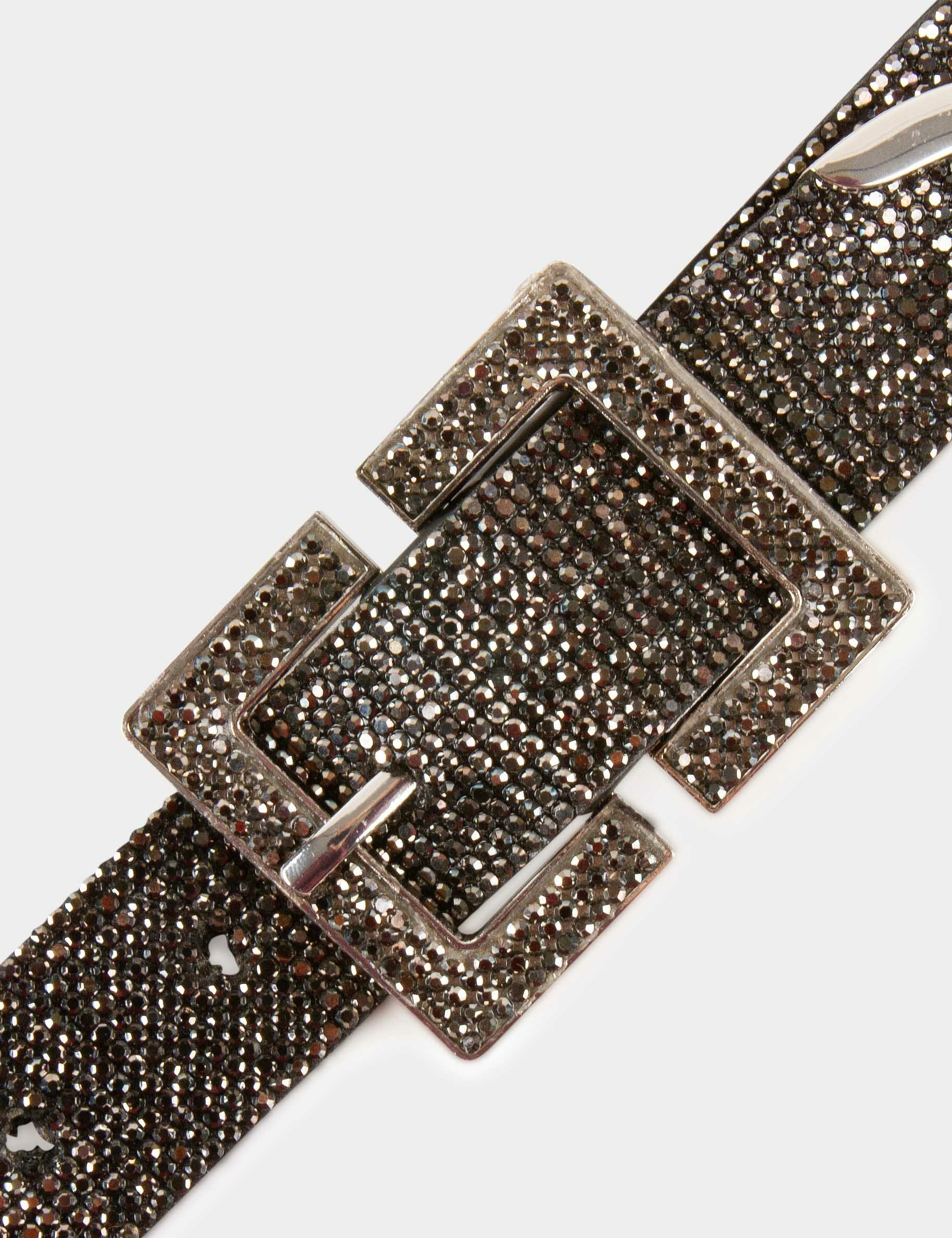 Ceinture femme avec strass hotsell