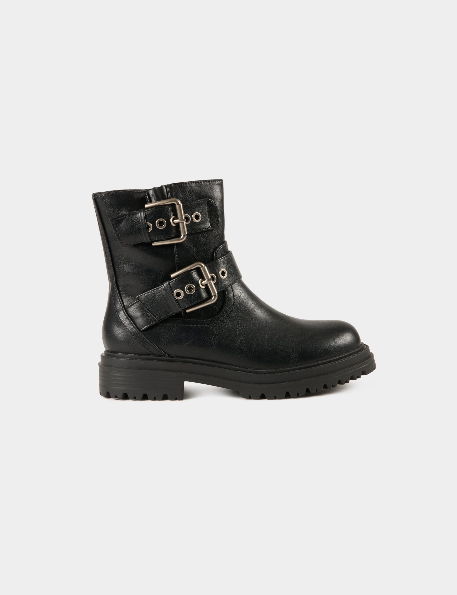 Bottines motardes femme cuir online