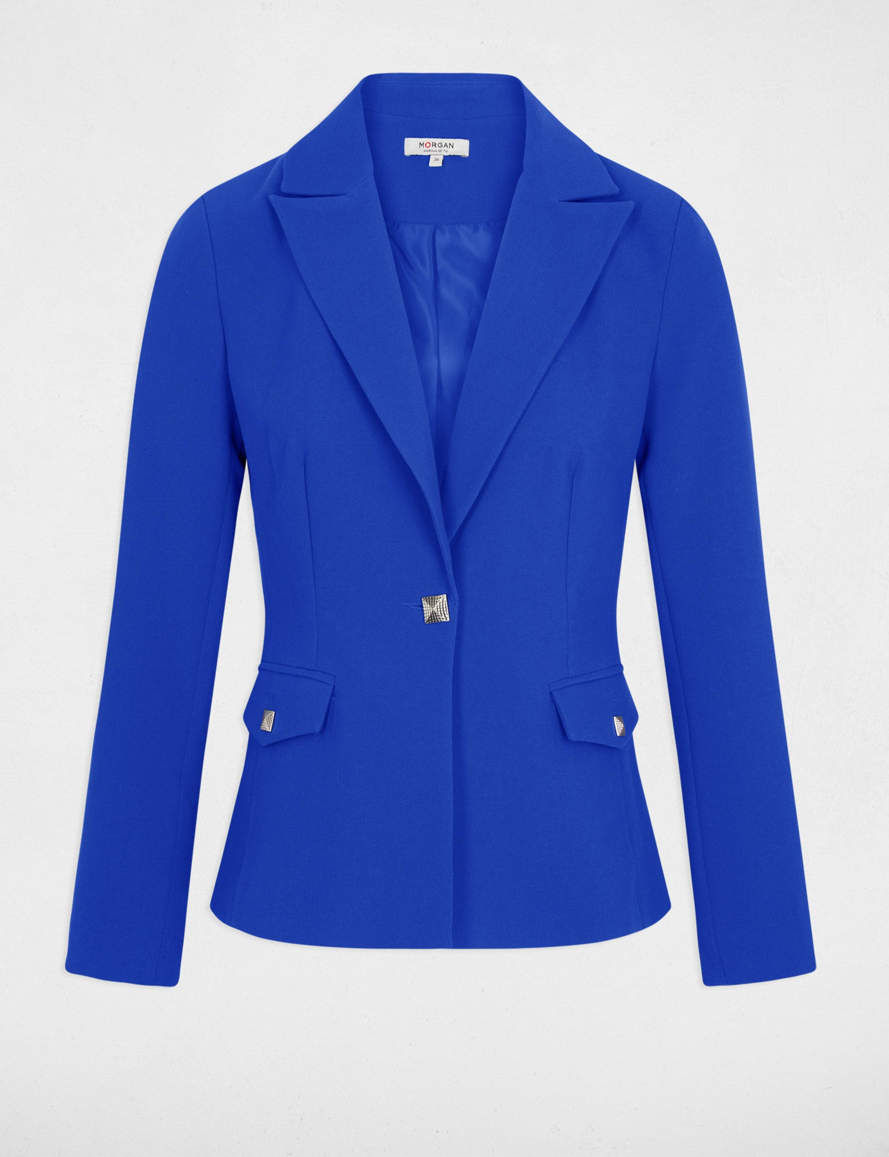 Veste bleu electrique femme sale