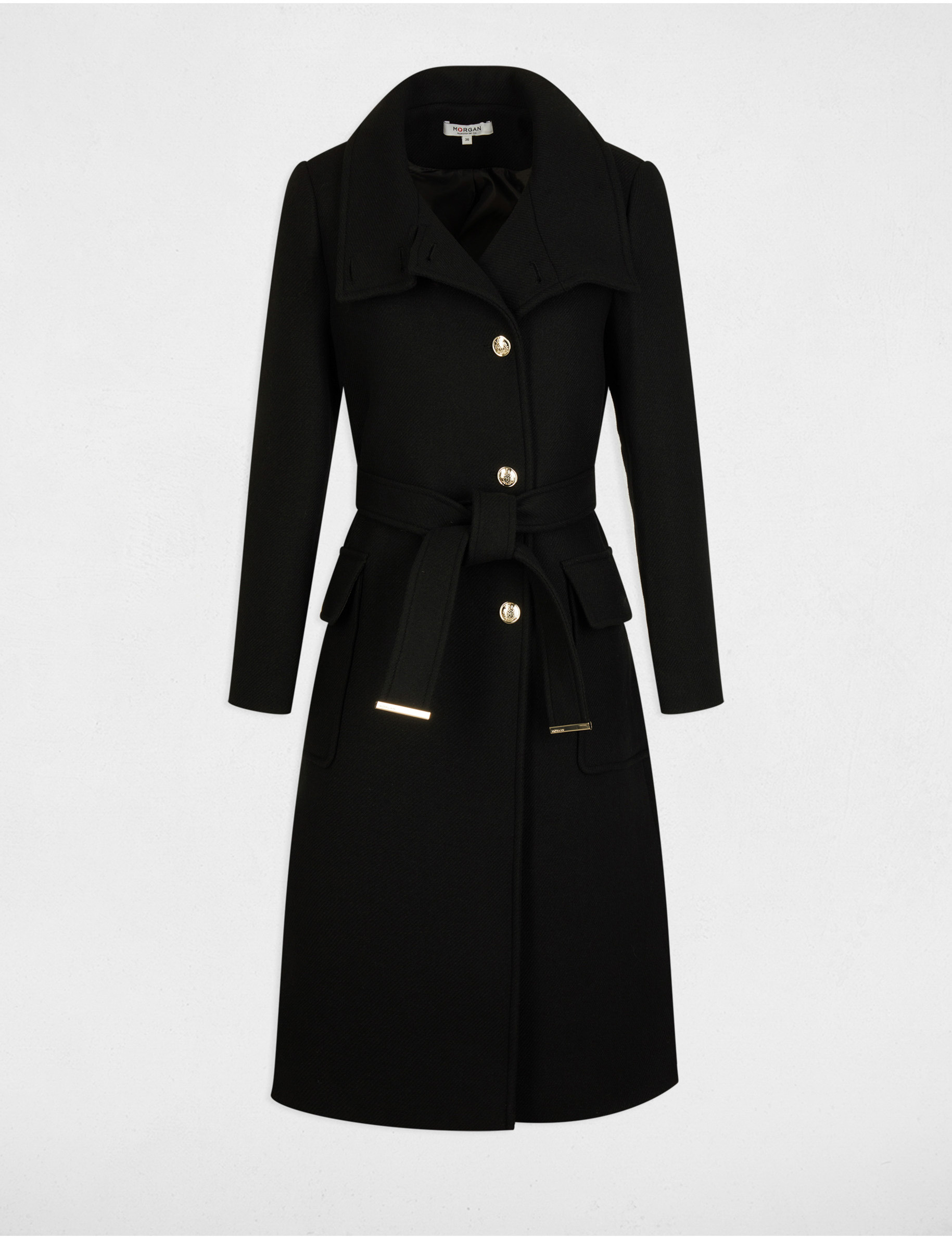 Manteau femme cintré long best sale