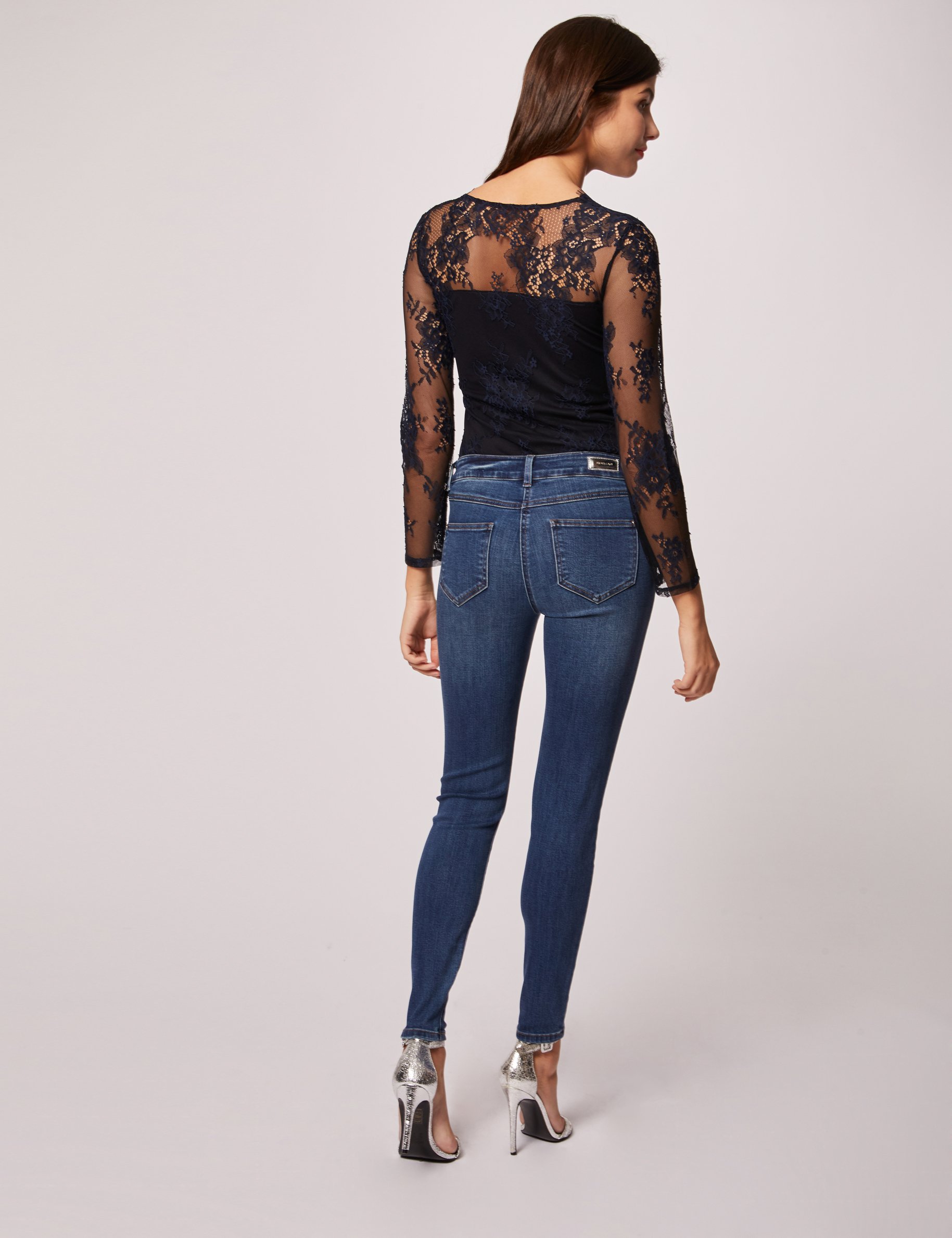 Jean skinny taille basse femme hot sale