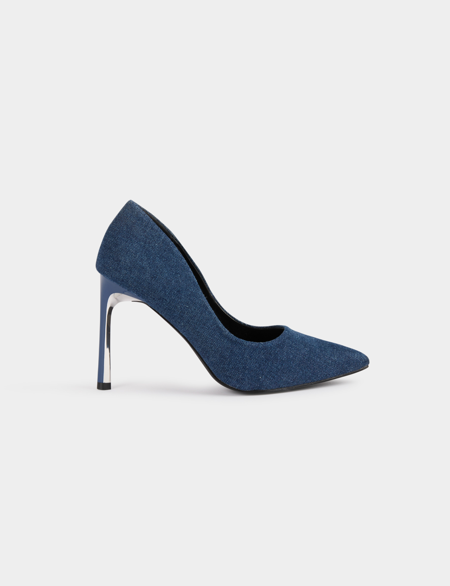 Escarpins en jean denim brut femme Morgan