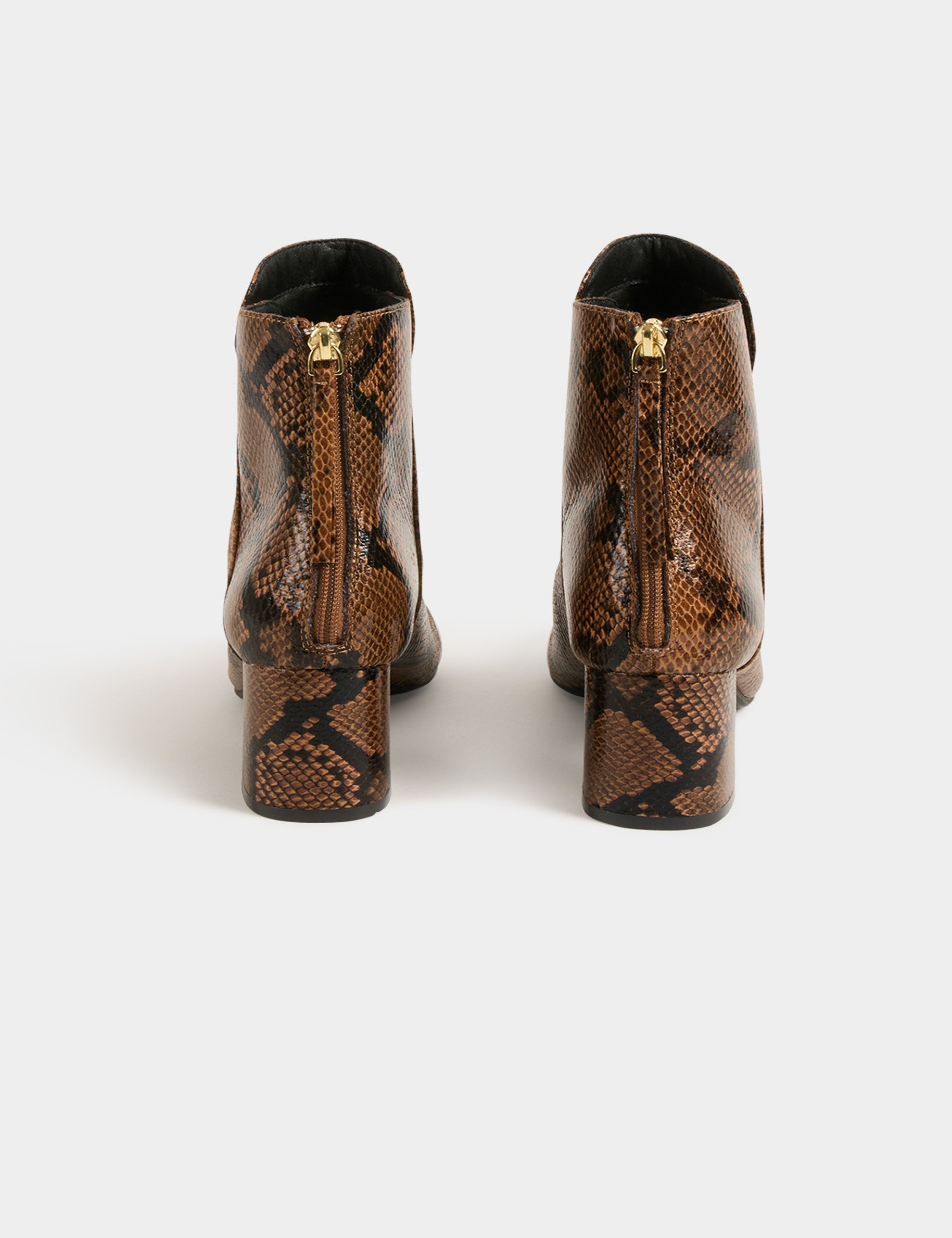 Bottines cuir python hotsell