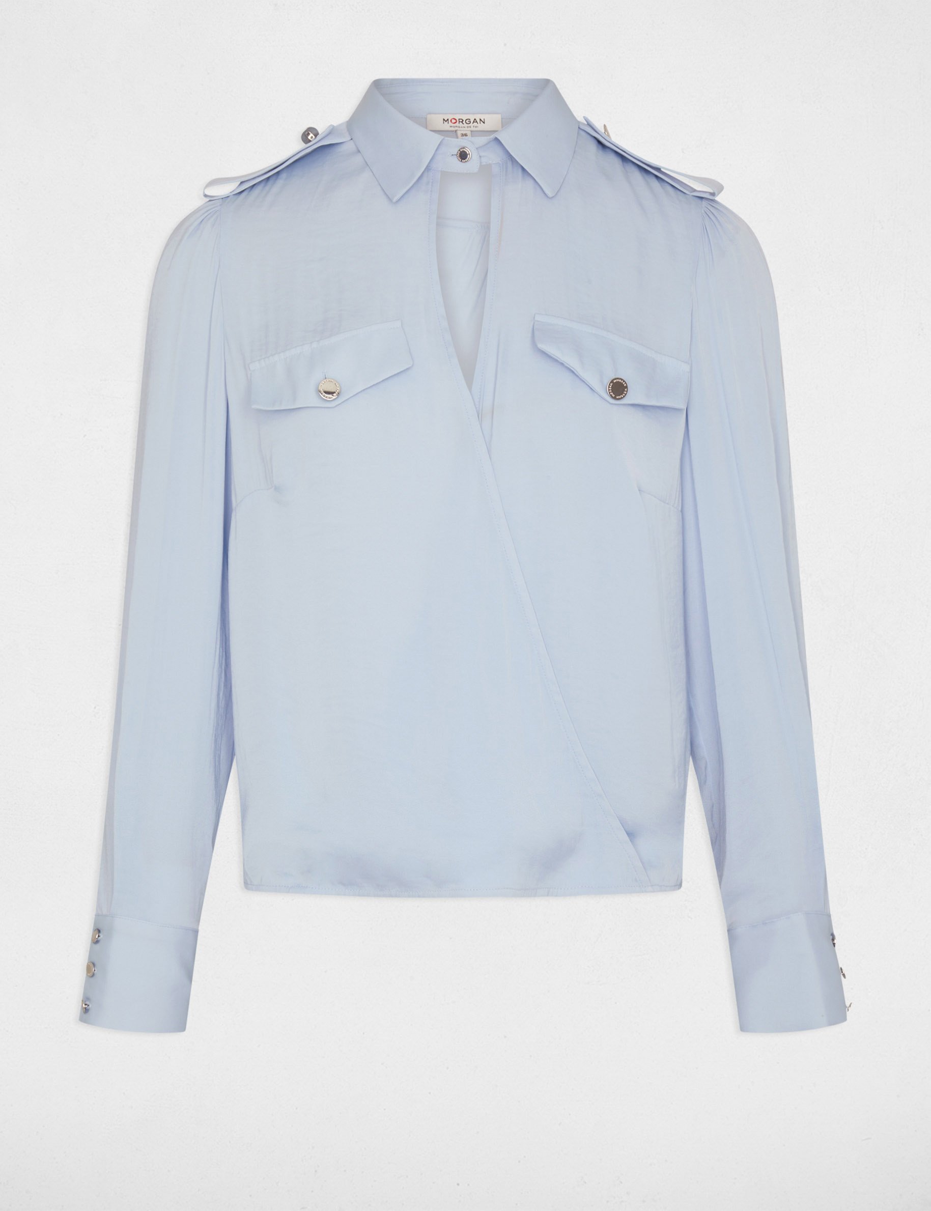 Blouse bleu clair online femme