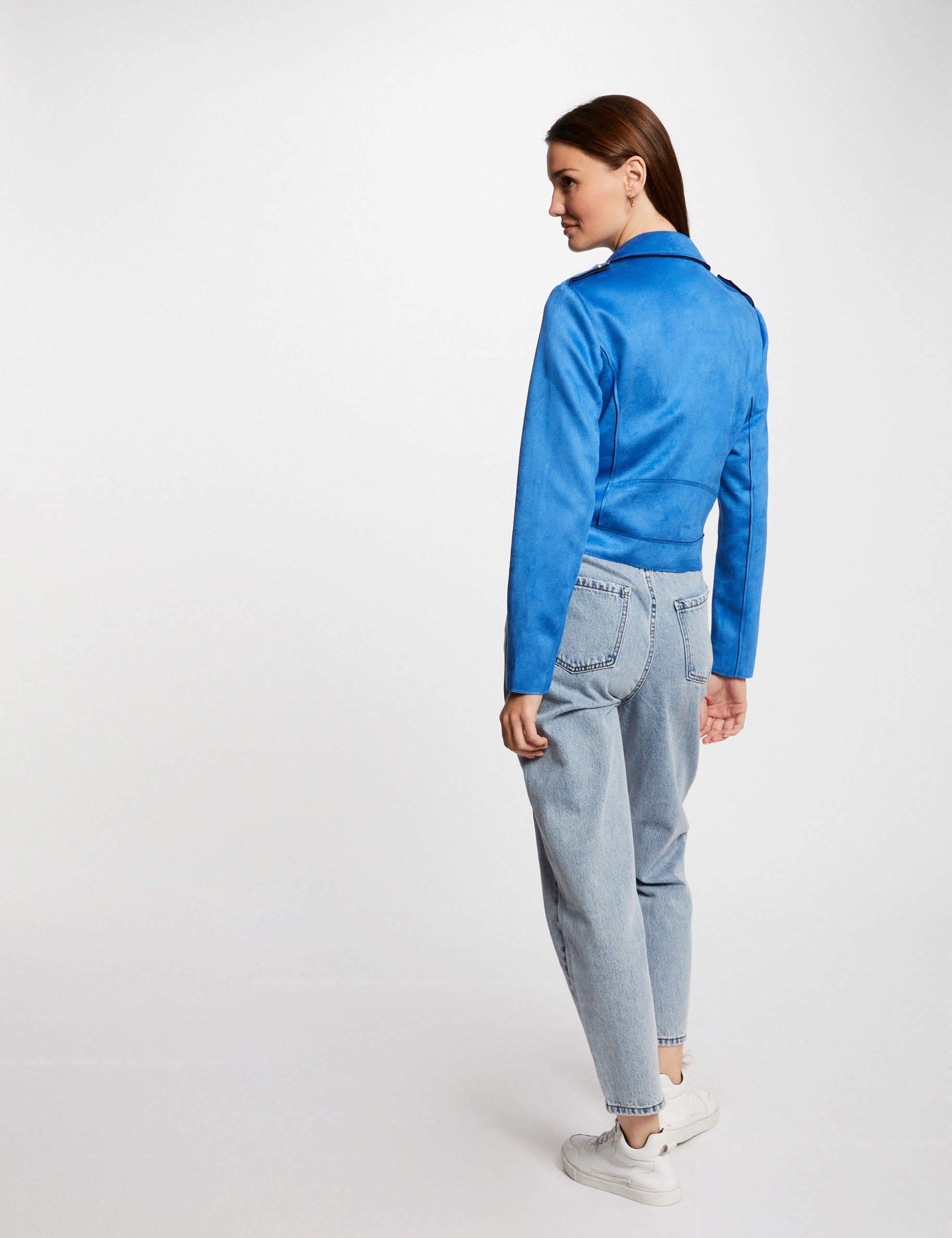 Blouson court outlet jean femme