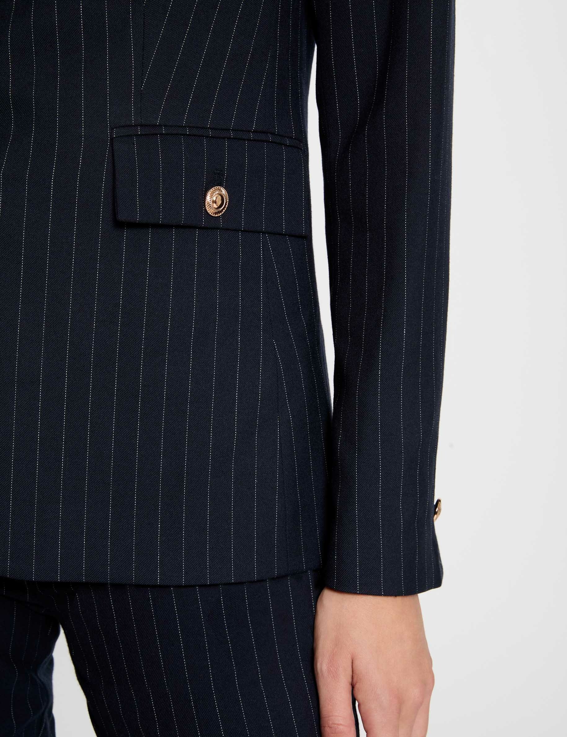 Blazer bleu marine orders rayé femme