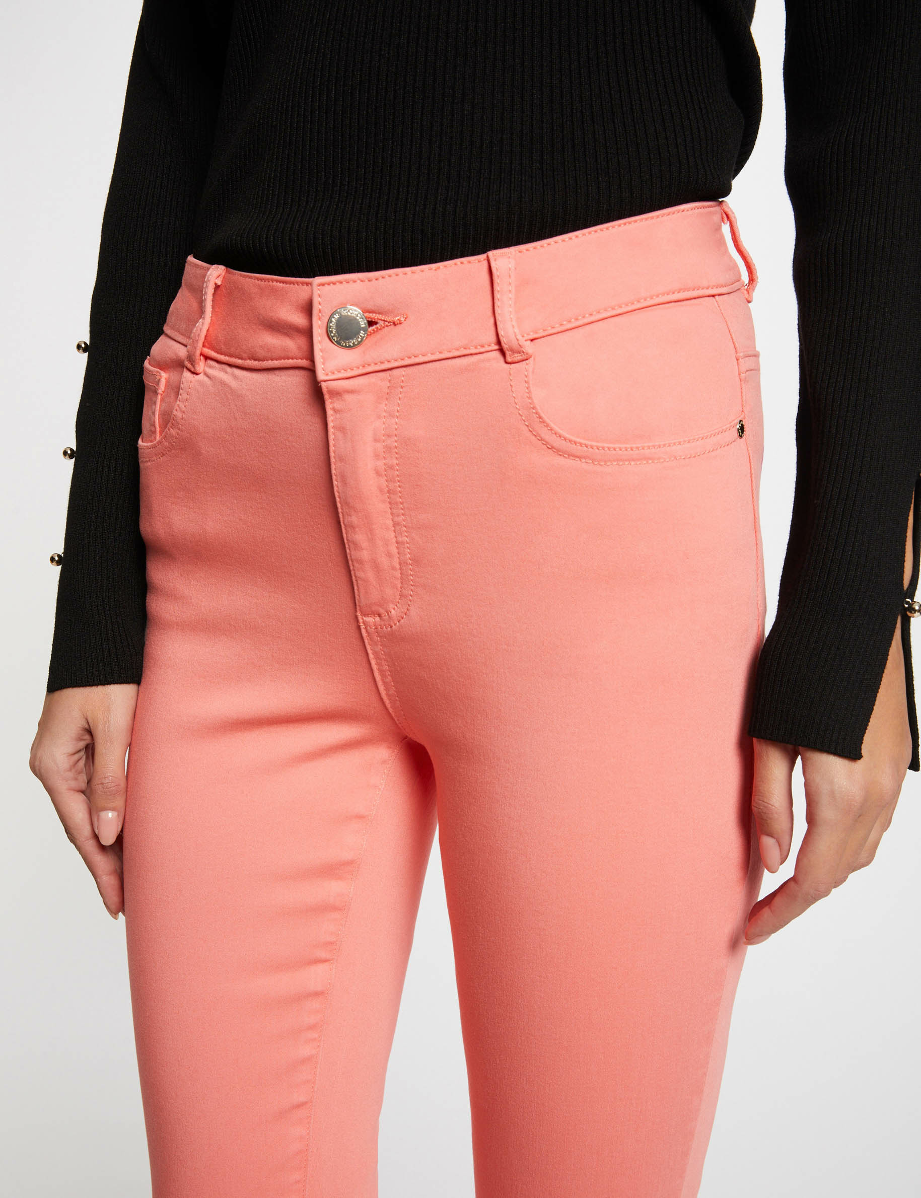 Pantalon femme outlet couleur corail