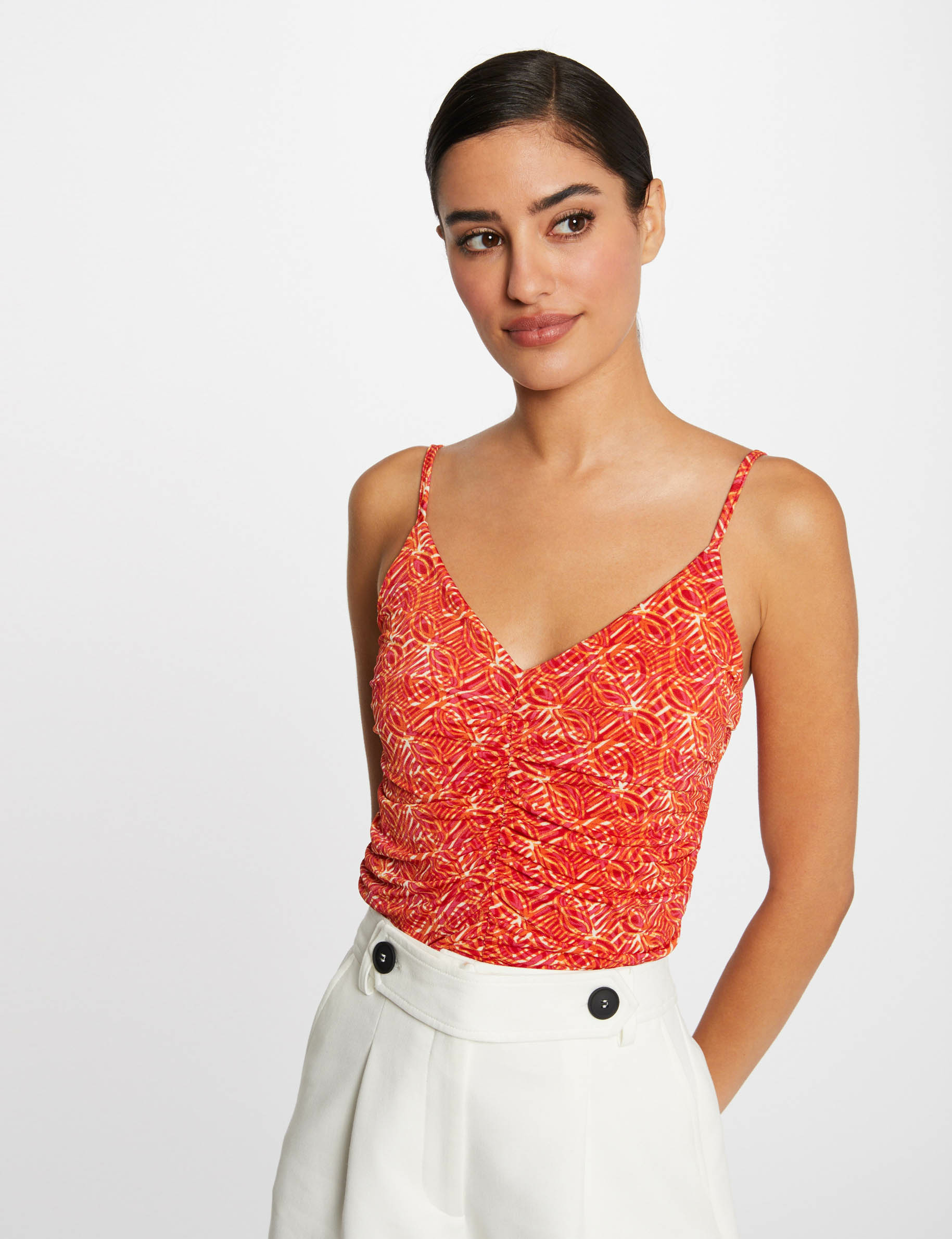 Debardeur discount femme orange